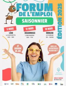 Quelles sont ces 3 communes des Landes au label "Ville prudente" ? Et si on s'exerçait à une "dictée joyeuse"? Prenez date de l'édition 2025 du Forum de l’emploi saisonnier de Biscarrosse.